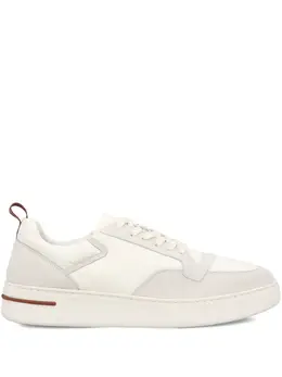 Loro Piana: Белые кроссовки 