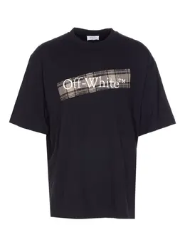 Off-White: Футболка с принтом 