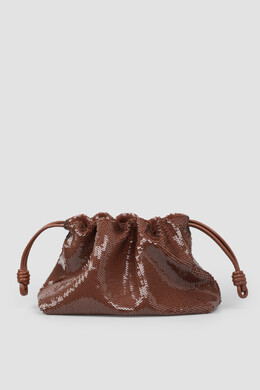 Loewe: Клатч  Flamenco с надписями