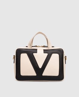 Valentino: Бежеві сумки 
