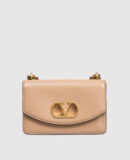 Valentino: Бежеві сумки 