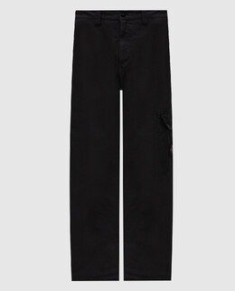 Stone Island: Чорні брюки 