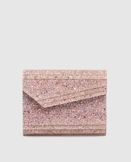 Jimmy Choo: Розовый клатч  Candy