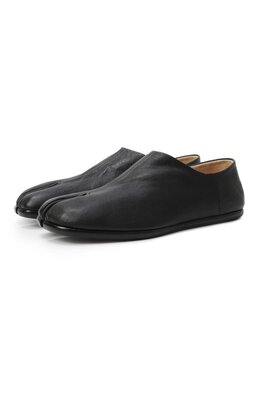 Maison Margiela: Чёрные мокасины  Tabi