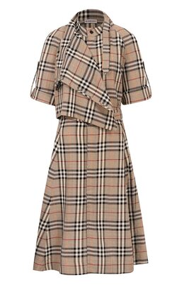 Burberry: Платье из вискозы 