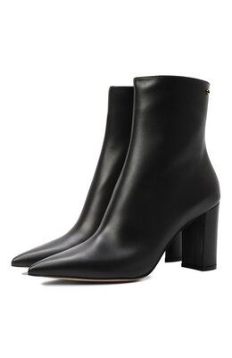 Gianvito Rossi: Чёрные ботинки 