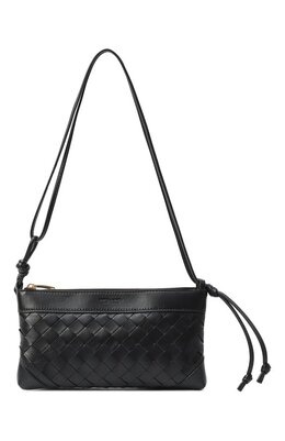 Bottega Veneta: Чёрная сумка 