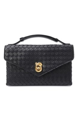 Bottega Veneta: Чёрная сумка 