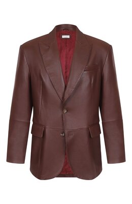 Brunello Cucinelli: Кожаные пиджаки 