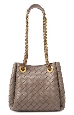 Bottega Veneta: Бежевая сумка 