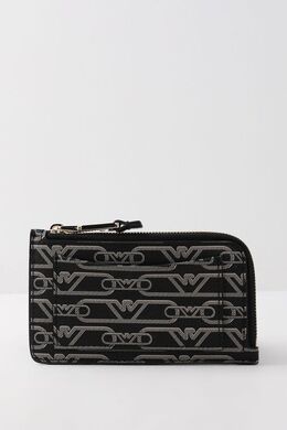 EMPORIO ARMANI: Чёрный картхолдер 