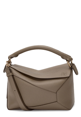 LOEWE: Серая сумка 