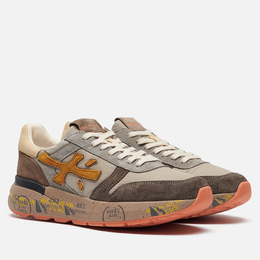 Premiata: Бежевые кроссовки  Mick