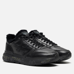 Premiata: Чёрные кроссовки  Mick