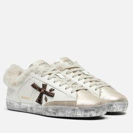 Premiata: Белые кроссовки  Steven-D