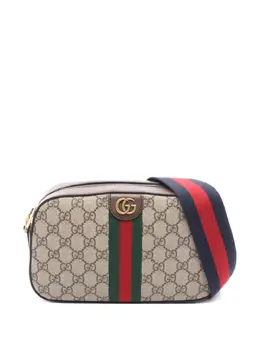 Gucci Pre-Owned: Бежевая сумка через плечо 