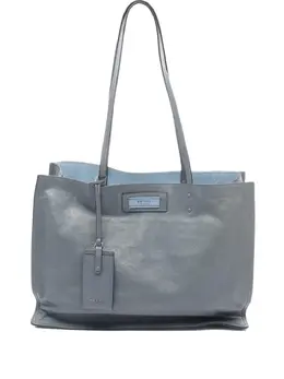 Prada Pre-Owned: Голубая сумка-шоппер 