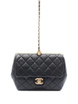 CHANEL Pre-Owned: Чёрная сумка 