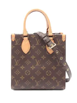 Louis Vuitton Pre-Owned: Коричневая сумка-шоппер 