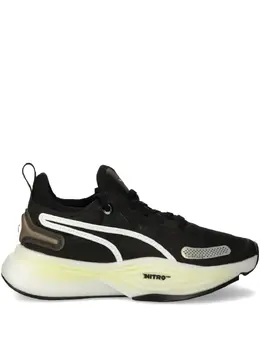 PUMA: Чёрные кроссовки 