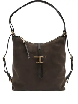 Tod's: Тёмная сумка  T Timeless