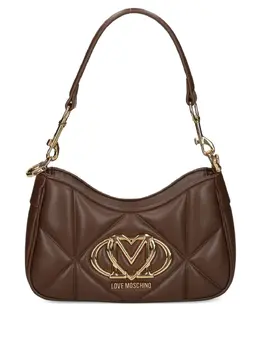 Love Moschino: Коричневая сумка 