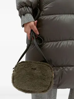 Max Mara: Зелёная сумка через плечо 