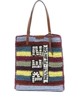Anya Hindmarch: Фиолетовая сумка-шоппер 