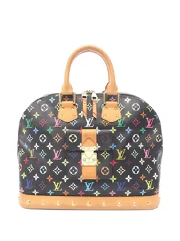 Louis Vuitton Pre-Owned: Чёрная сумка-шоппер 