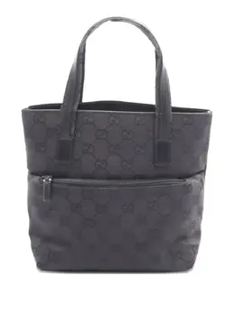 Gucci Pre-Owned: Чёрная сумка-шоппер 