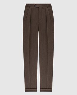 Loro Piana: Коричневі брюки 