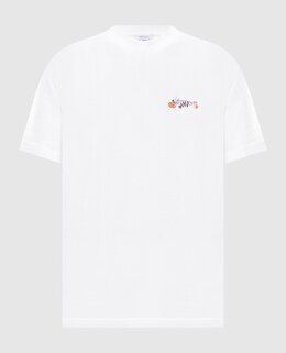 Off-White: Білі футболки 
