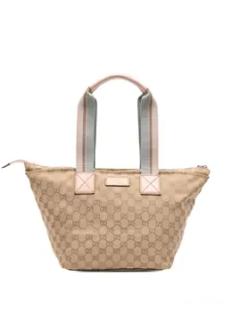 Gucci Pre-Owned: Коричневая сумка-шоппер 