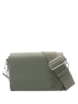 Louis Vuitton Pre-Owned: Зелёная сумка 