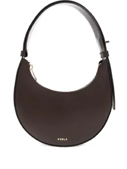 Furla: Коричневая сумка-шоппер 