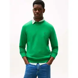 TOMMY HILFIGER: Зелёный свитшот 