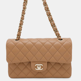 Chanel: Бежевая сумка 