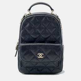 Chanel: Чёрный рюкзак 