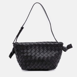 Bottega Veneta: Чорні сумки  Intrecciato