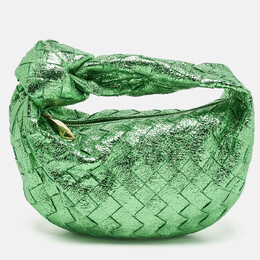 Bottega Veneta: Зелені сумки  Intrecciato
