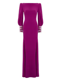 Jenny Packham: Платье с манжетами 