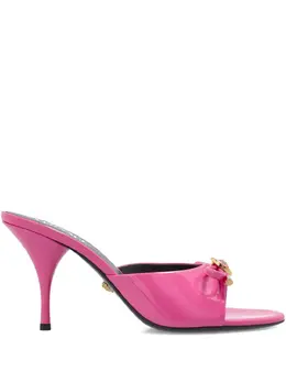 Versace: Розовые сандалии 