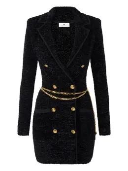 Elisabetta Franchi: Платье с поясом 