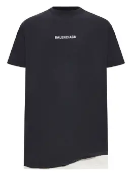 Balenciaga: Хлопковая футболка 