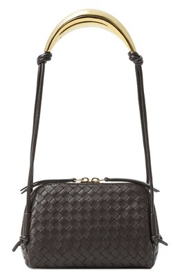 Bottega Veneta: Коричневая сумка 