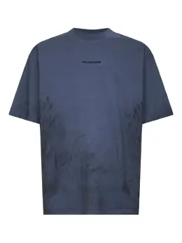 Balenciaga: Футболка с принтом 