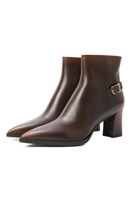 Santoni: Коричневые ботинки 