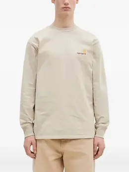 Carhartt WIP: Футболка  American с длинным рукавом