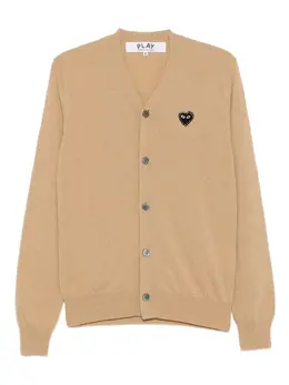 Comme Des Garçons Play: Светлый кардиган  Heart