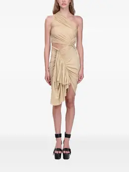 Rick Owens DRKSHDW: Бежевое платье 